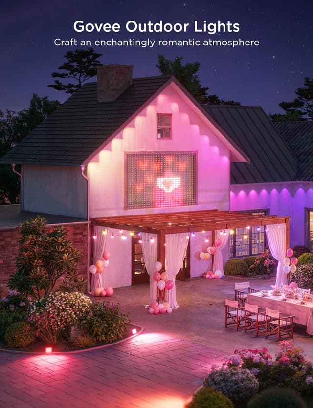 Detalle 2 de Govee Permanent Outdoor Lights 2, 150ft RGBIC