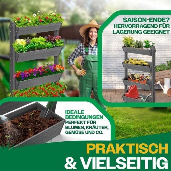 Thumbnail 3 de KESSER® Huerto Elevado con Estanterías 🌱 de 5 Niveles