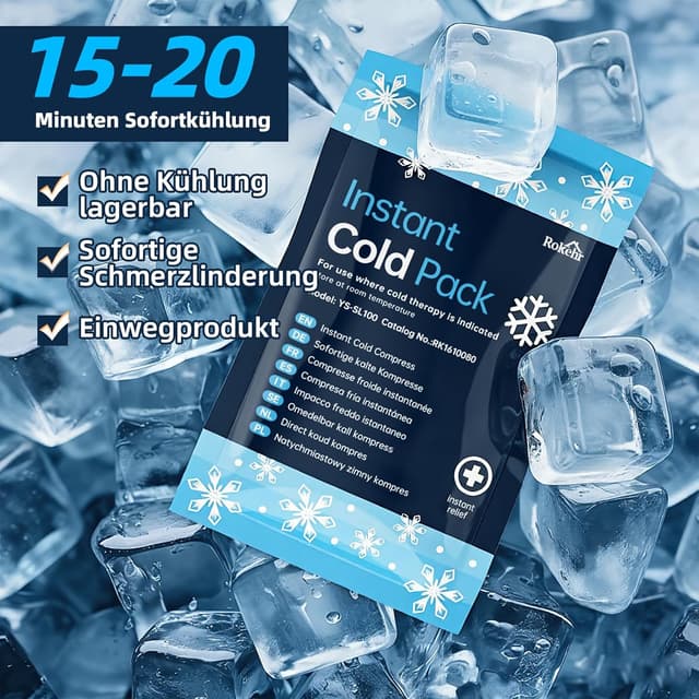 Thumbnail 1 de Rokehr Sofort-Kälte-Kompresse 10 Stück