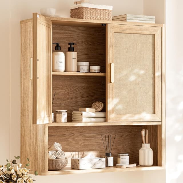 Detalle 2 de INNOD Bathroom Wall Storage Cabinet 1-shelf