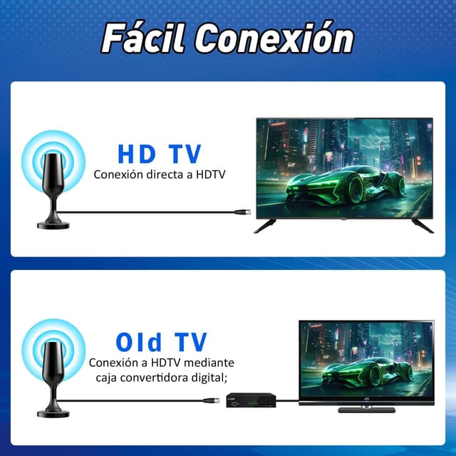 Thumbnail 5 de Antena TV Interior portátil HD 8.2ft