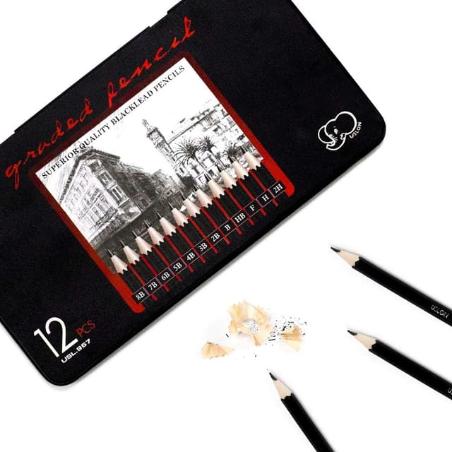 Thumbnail 5 de YSLON Professional Sketching Pencils set, 12-count ✏