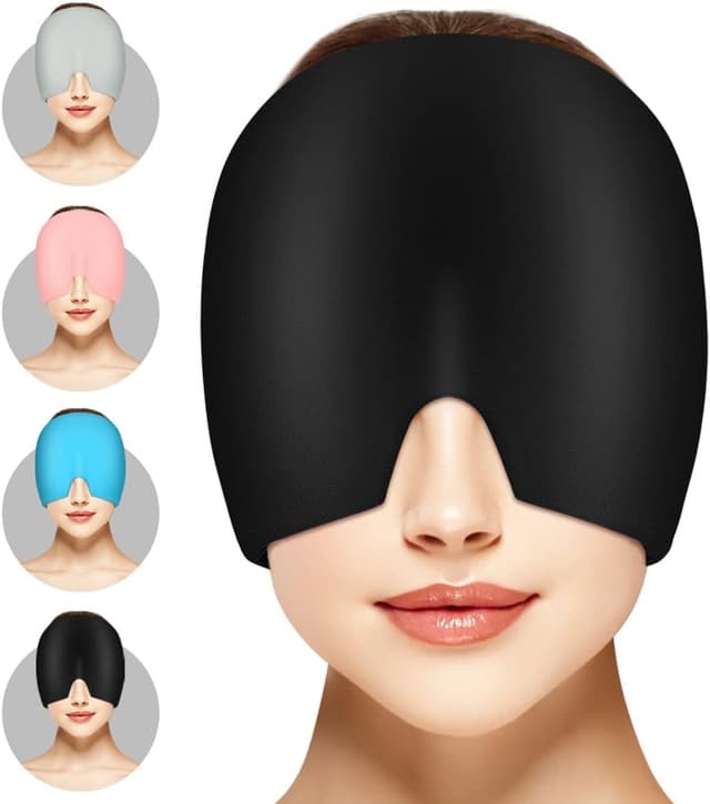 Imagen de ACWOO Gel Kühlmütze Migräne 3D Kopfschmerzmaske en OfertitasTOP