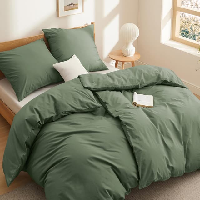 Detalle de BEDSURE Bettwäsche 135x200 Baumwolle, 4-teilig