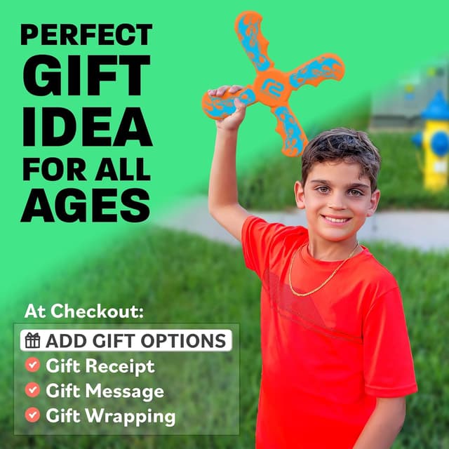 Detalle de Boomerang for Kids EVA Foam — Easter, Valentine’s & Birthday Gift Outdoor Toy