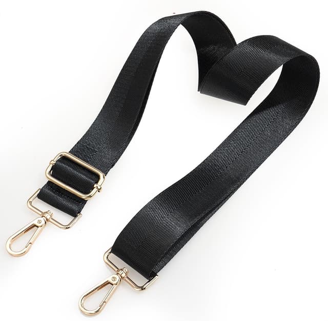 Thumbnail 6 de MESU Wide Purse Strap Adjustable Replacement Crossbody Shoulder Bag Strap (Gold hardware)