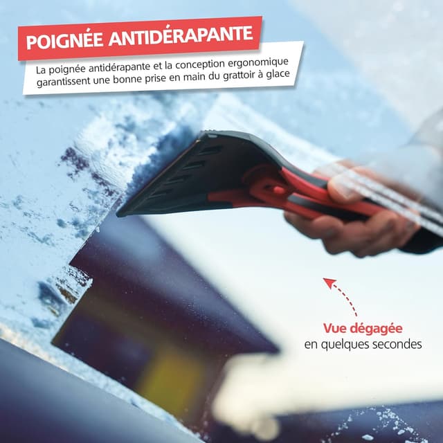 Detalle de SPRINGER ZX2000 : grattoir à neige avec lame en laiton et fonction de rabotage