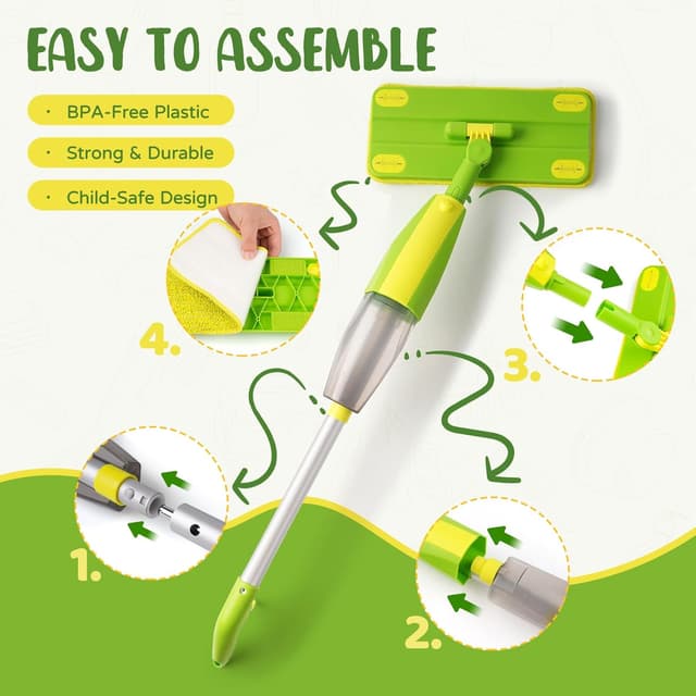 Detalle de Kids Cleaning Toy Set 3+ with Spray Mop