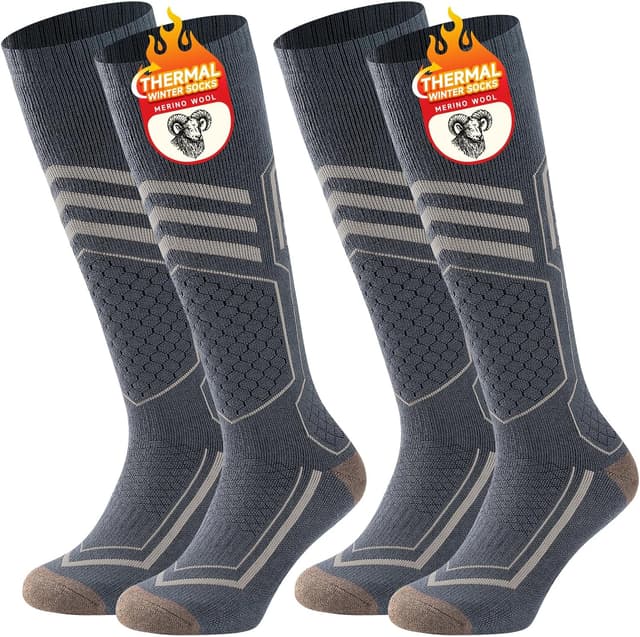 Detalle de TANSTC Merino Ski Socks, 2 pairs