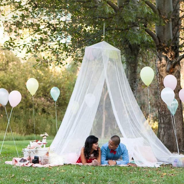 Detalle 2 de Grand Moustiquaire Ciels pour lit simple, King Size ou double (XL) – protection contre les insectes