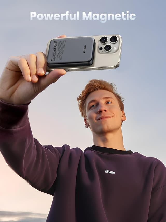 Detalle 2 de UGREEN Nexode Magnetic 10,000mAh MagSafe Power Bank