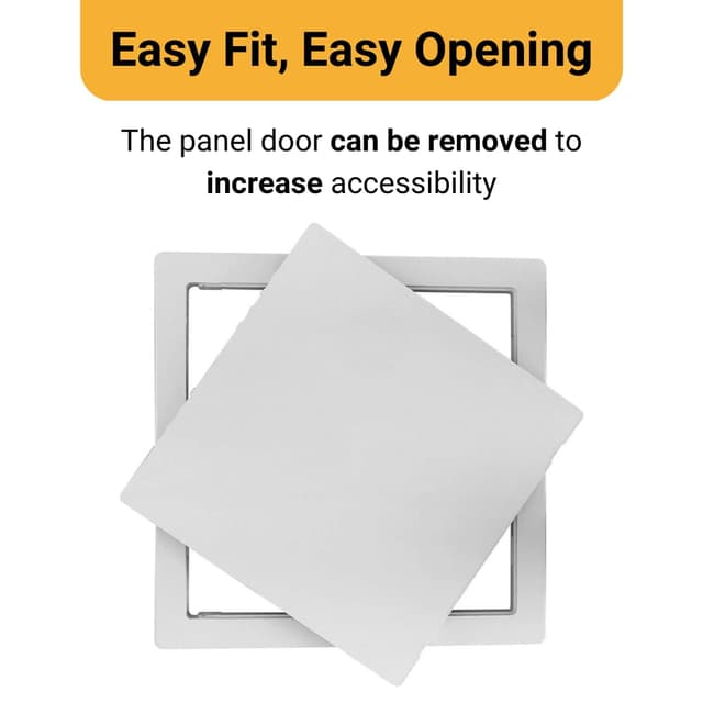 Detalle 1 de Proxinova Paintable Access Panel 300x300 mm (ABS) – Inspection Hatch for Walls & Ceilings