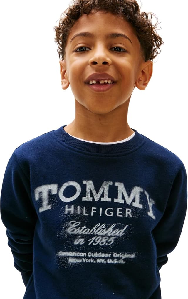 Thumbnail 2 de Tommy Hilfiger Tommy Faded Print Sweatshirt Felpa 1 pezzo