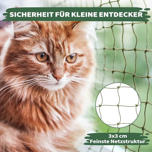 Thumbnail 1 de WOOWOOD Katzennetz Balkon 6x3m