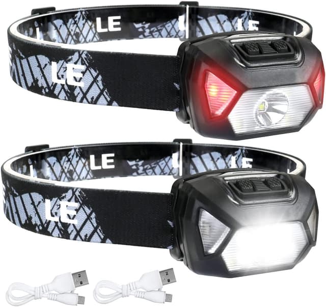 Detalle de Lepro Head Torch Rechargeable 2000L headlamp 🔦