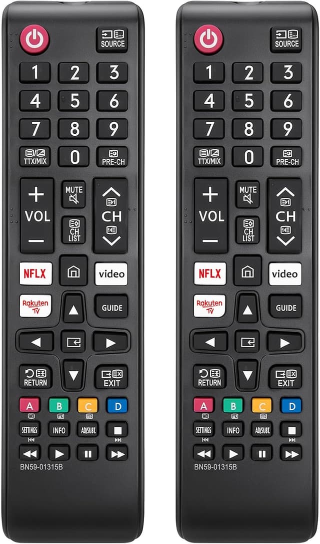 Detalle de (2 Pack) Universal Samsung TV Remote Replacement (Universal for Samsung Smart TVs)