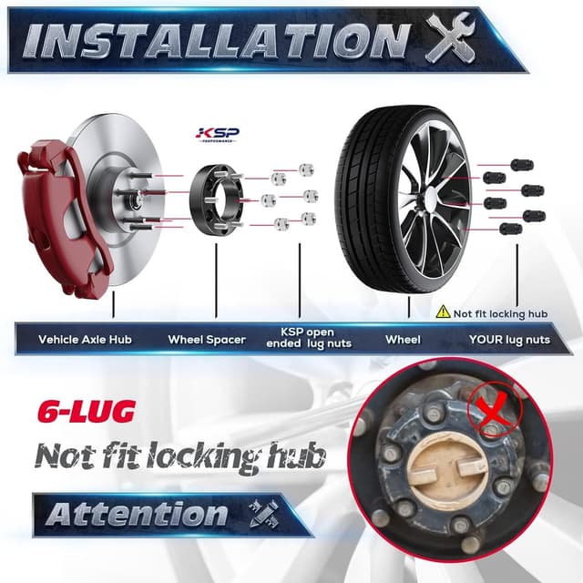 Thumbnail 6 de KSP 1.25" Wheel Spacers 32mm