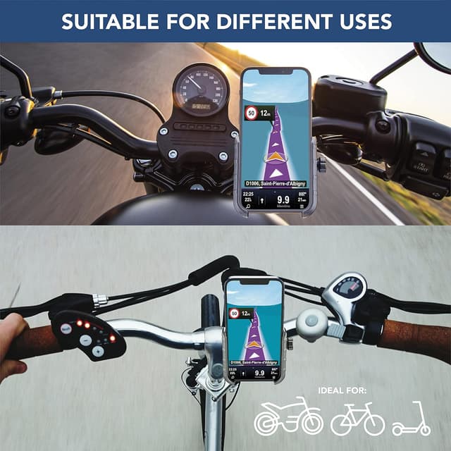 Thumbnail 6 de Cellularline Rider Steel - Soporte Universal para Smartphone