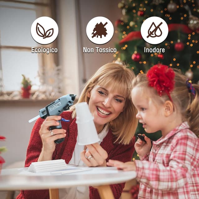 Detalle de WORKPRO 100 bastoncini di colla a caldo da 11 mm (trasparenti) per pistola a caldo universale