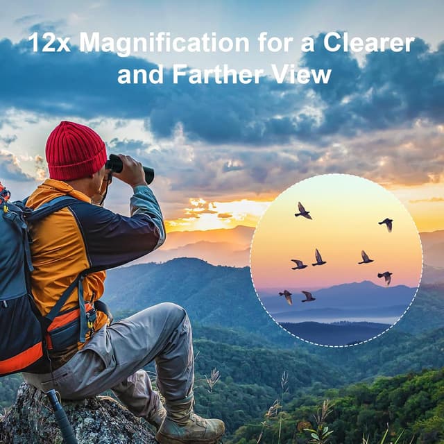 Thumbnail 1 de Usogood 12X52 Monocular Telescope 12x for birding