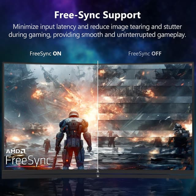 Detalle de Z-Edge 27-Zoll Curved Gaming Monitor (165 Hz, 1 ms MPRT, FreeSync, HDR10, VA, 1500R) – UG27F mit DisplayPort 1.4 & HDMI 2.0