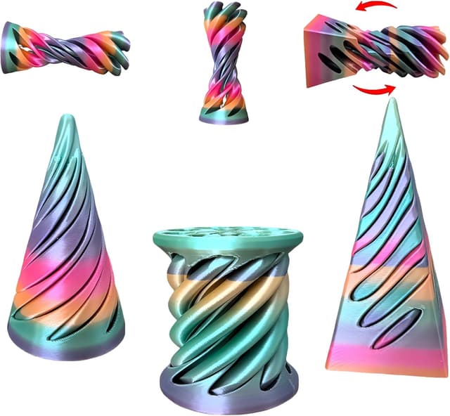 Detalle 1 de Impossible Cone 6 Pack Spiral Toy 🧩