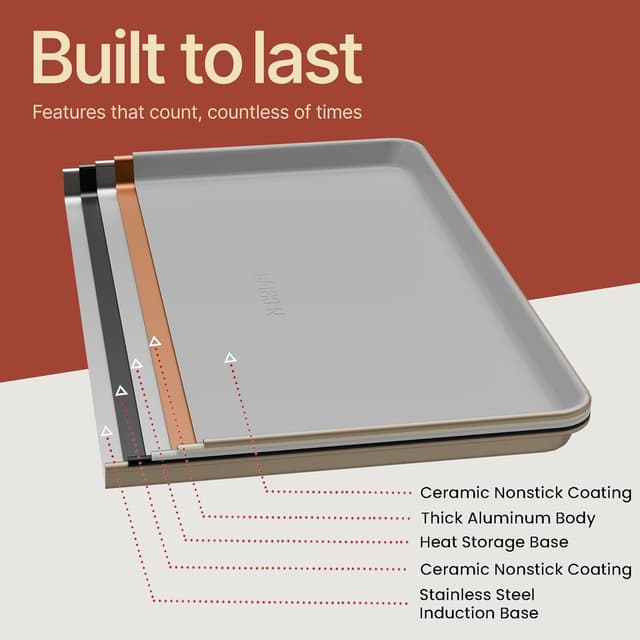 Thumbnail 6 de Bakken 8-Piece Ceramic Bakeware Set, Oven Safe to 500°F 🍽