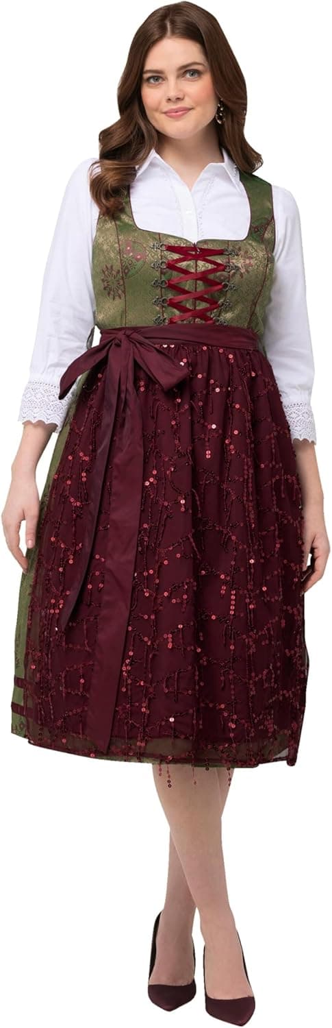 Imagen de Ulla Popken Dirndl Ornamente ärmellos en OfertitasTOP