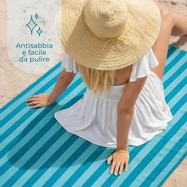 Detalle de Zenacross telo mare in microfibra 180x90