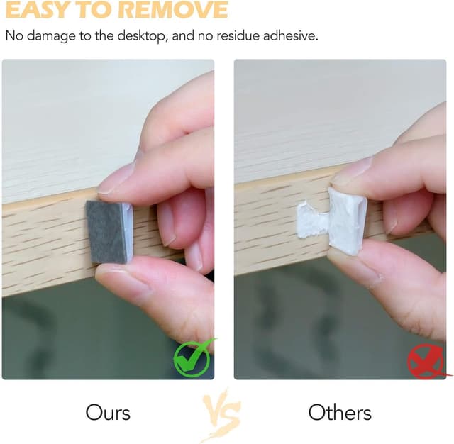 Thumbnail 5 de AGPTEK 100 Stück Kabelclips selbstklebend 13×16×7 mm