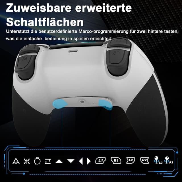 Thumbnail 4 de Shiptree Wireless Controller PS4 Gamepad mit Gyro und Turbo