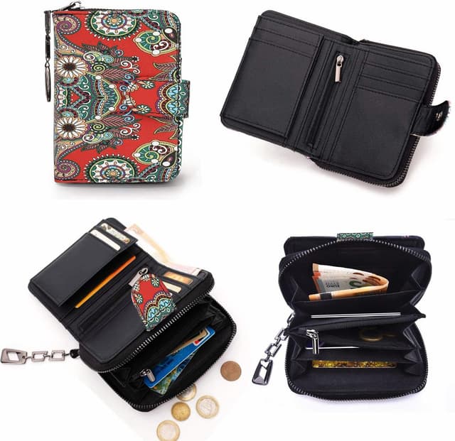 Detalle 1 de MoFut portafoglio donna con cerniera 10,2x13,5