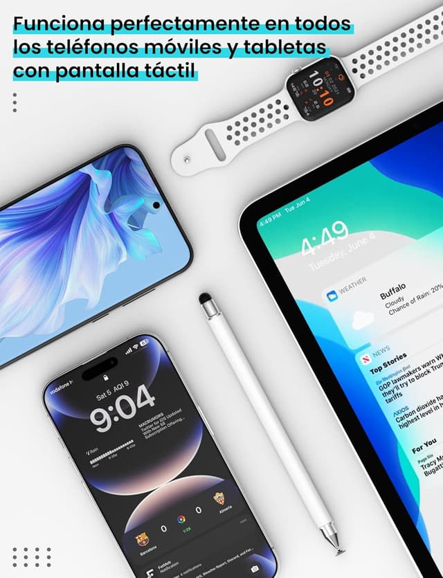 Detalle 2 de MEKO Lápiz Táctil 3 en 1 6 mm