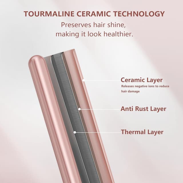 Detalle de Lockenstab-Set NWOUIIAY 6-in-1 mit LCD & keramischer Beschichtung (80–230 °C)