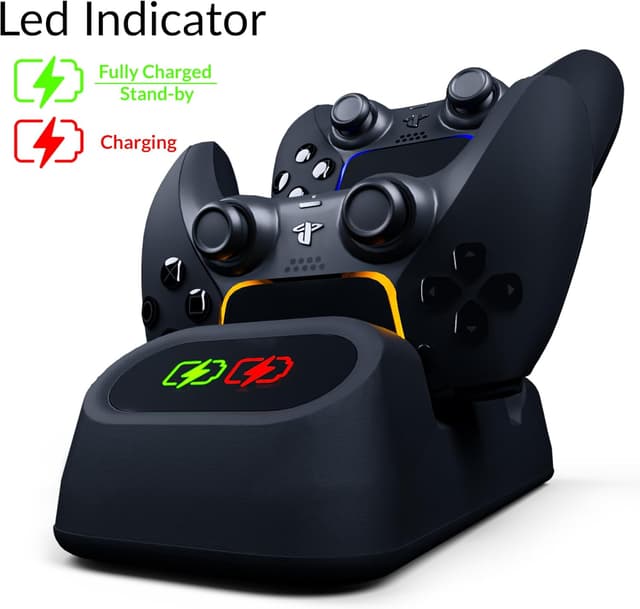 Detalle 2 de Orzly PS5 Controller Charging Station — Twin Dock