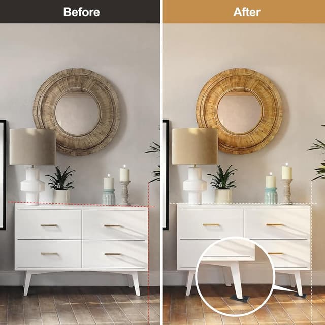 Thumbnail 4 de 40 Pack Furniture Levelers Pads