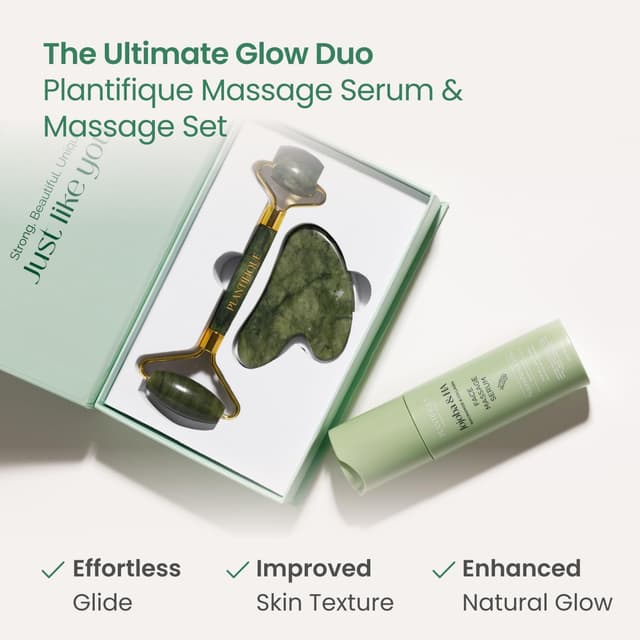 Detalle de Jade roller & gua sha set for skin