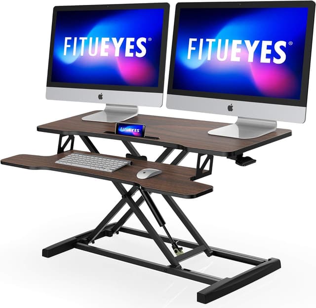 Thumbnail 6 de FITUEYES FSD308001WB 32" Height Adjustable Sit-Stand Desk 🖥