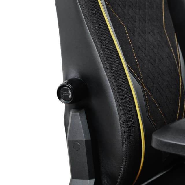 Detalle de Trust GXT 721 Ruya Pro Gaming-Stuhl Schwarz – verstellbar für lange Sessions