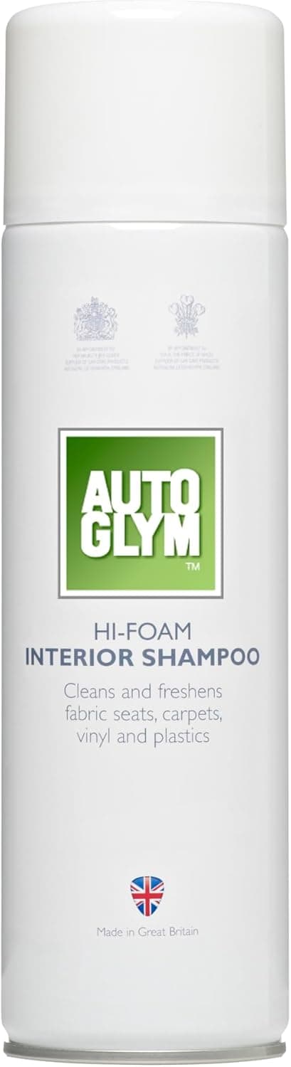 Detalle de Autoglym Hi-Foam Interior Shampoo (450ml) for fabric seats, carpets & hard interior surfaces