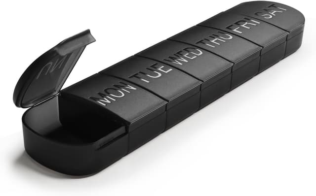 Thumbnail 6 de FHORAIN pilulier hebdomadaire 7 jours avec grande boîte et étiquettes des jours gravées