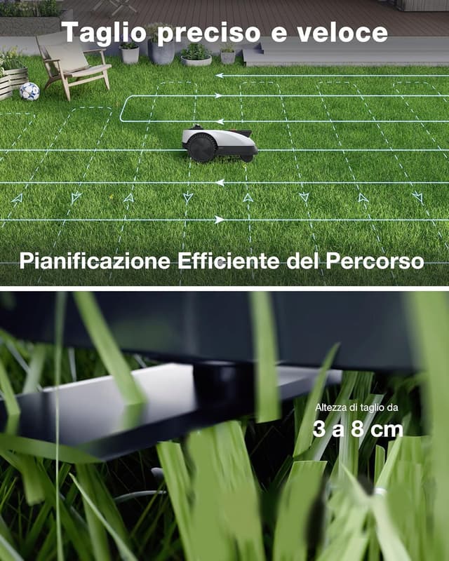 Thumbnail 6 de ECOVACS GOAT O1200 LiDAR PRO Care Kit – robot tosaerba senza cavo perimetrale, fino a 1.200 m²