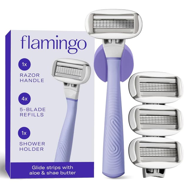 Thumbnail 6 de Flamingo Shaving Razor Set for Women Pink