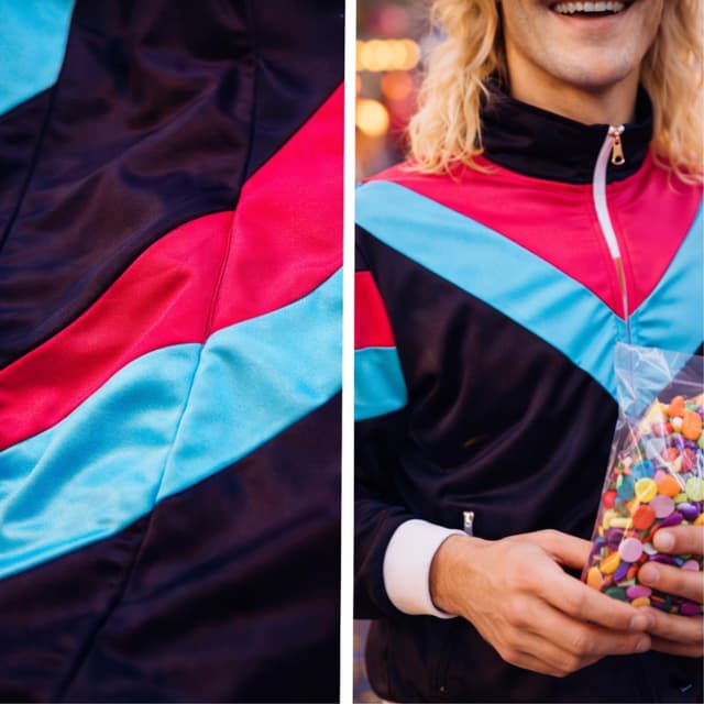 Thumbnail 4 de TK Gruppe Timo Klingler Trainingsanzug neon 80er