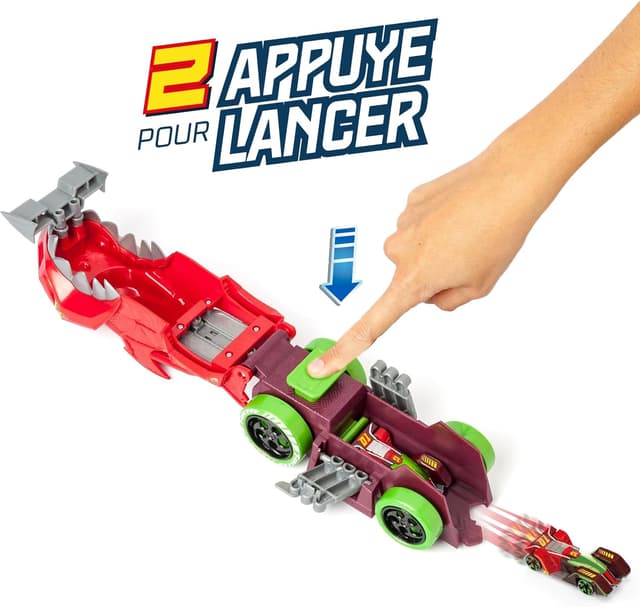 Thumbnail 6 de T-Racers Mix’N Race Lanceur Squad Dragon – un camion lanceur transformable avec 2 véhicules exclusifs