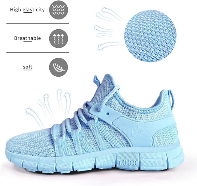 Thumbnail 4 de INZCOU Running Shoes Lightweight Breathable Mesh Sneakers