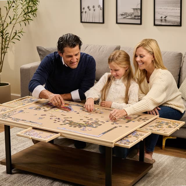 Thumbnail 4 de Wooden Puzzle Board 35 x 26 inch 🎲