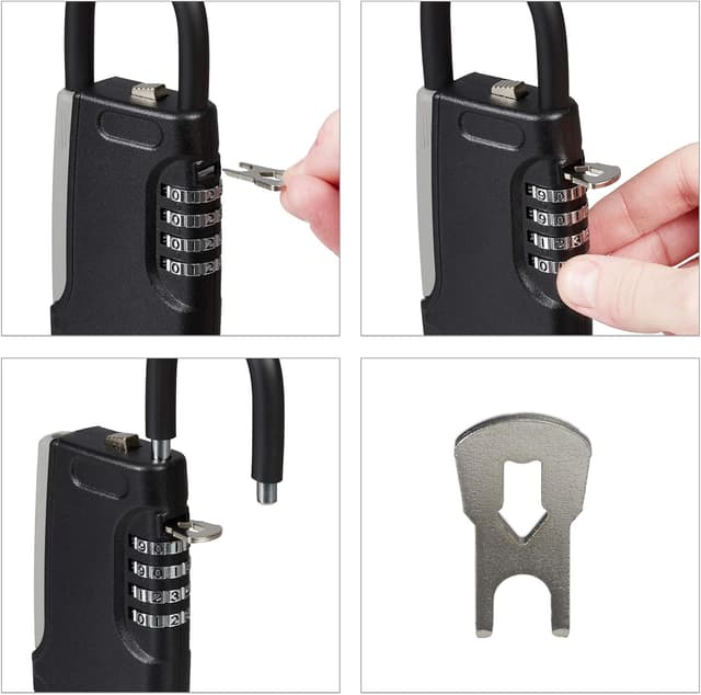 Thumbnail 6 de Relaxdays Boîte à clés 14,5 x 6 x 2 cm 🔐