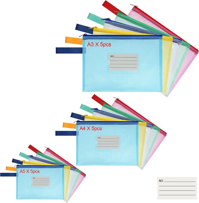 Detalle de OFFCUP pochette PVC zip dossier A3