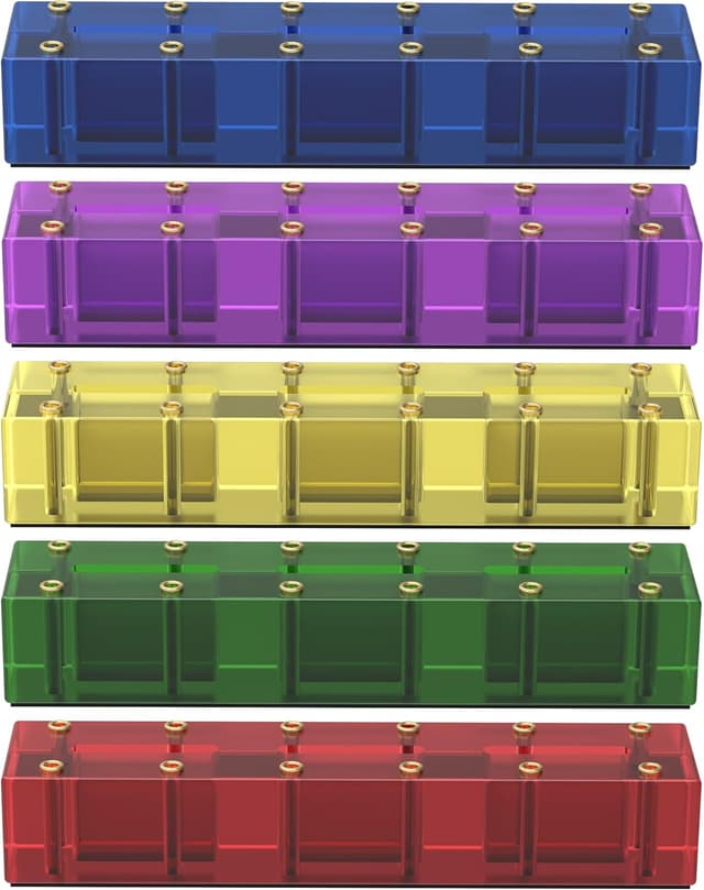 Thumbnail 6 de CyeeLife présentoir de fléchettes en acrylique transparent – support pour 12 fléchettes (bleu)